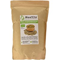 Los mejores  - Meavita Polvo De Proteína De Cáñamo Orgánico- 50% De Contenido De Proteína- 1 Paquete (1 X 1000G) 1000 g